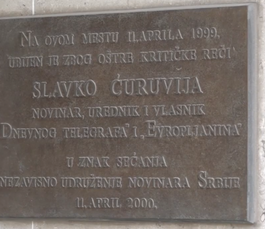 Godišnjica ubistva Slavka Ćuruvije: Novinari će odati poštu u Svetogorskoj 35 godisnjica-ubistva-slavka-curuvije:-novinari-ce-odati-postu-u-svetogorskoj-35