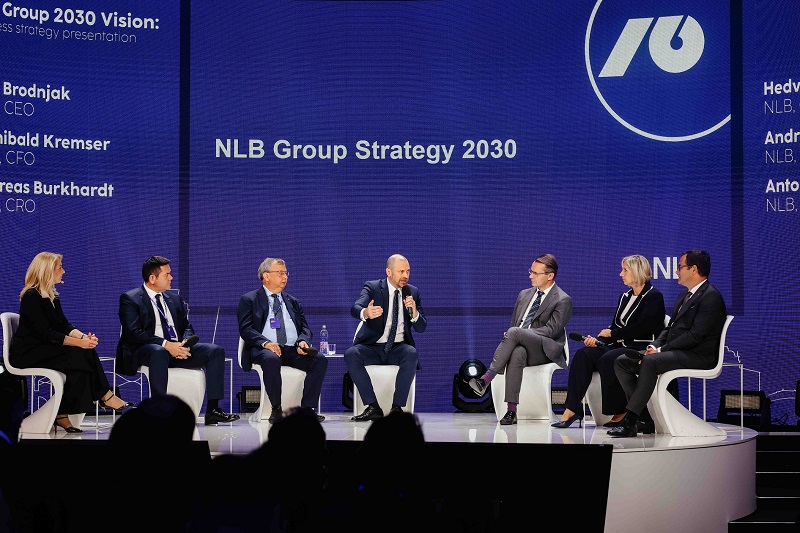 Nova poslovna strategija NLB Grupe predstavljena na Danu investitora u Ljubljani: Više od tri miliona klijenata, dvostruko veći bilans i milijardu evra profita do 2030. godine   