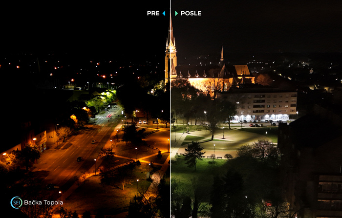 Bačka Topola, novim LED osvetljenjem pravi uštede u budžetu projektom javno-privatnog partnerstva
