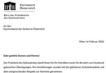 Одговор председника Скупштине Аустрије др Валтера Розенкранца на писмо Савеза Срба у Аустрији Одговор-председника-Скупштине-Аустрије-др-Валтера-Розенкранца-на-писмо-Савеза-Срба-у-Аустрији